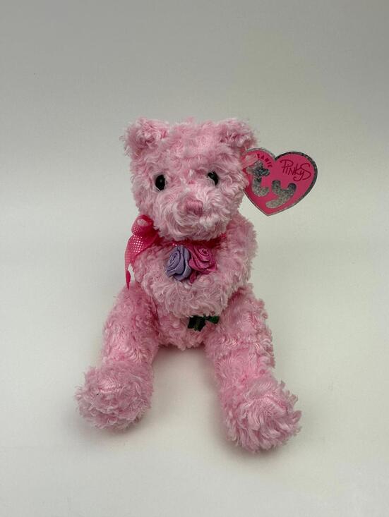 Other - Ty Beanie Baby “Radiance” the Pink Bear Holding Flowers (7 inch)